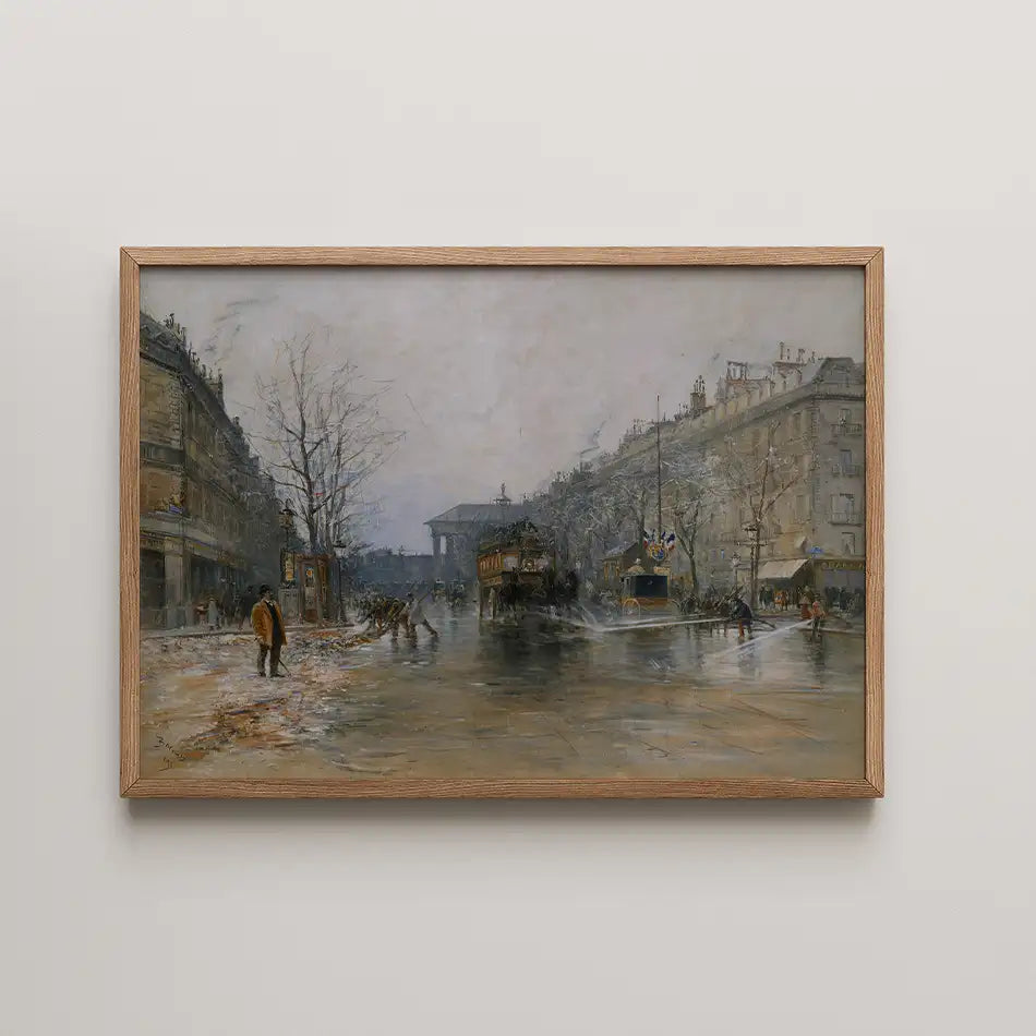 Paris Street Scene by Frank Boggs - Art Print Mockup 3