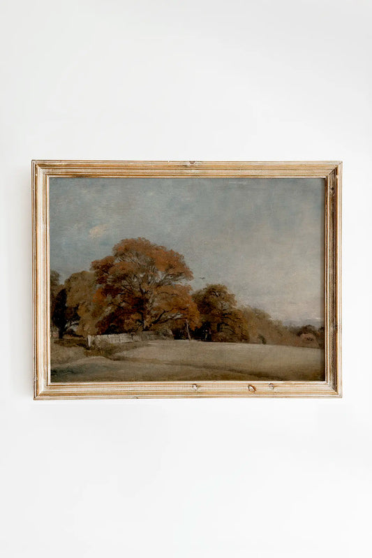 John Constable - An Autumnal Landscape at East Bergholt #9 a beautiful painting reproduction printed by GalleryInk.Art