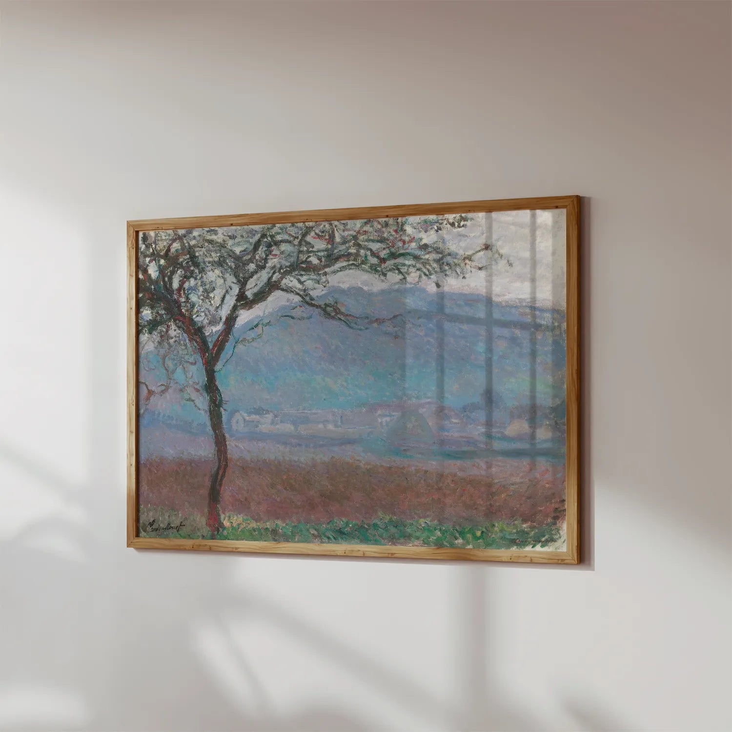 Claude Monet - Champ À Giverny #134 a beautiful painting reproduction by GalleryInk.Art