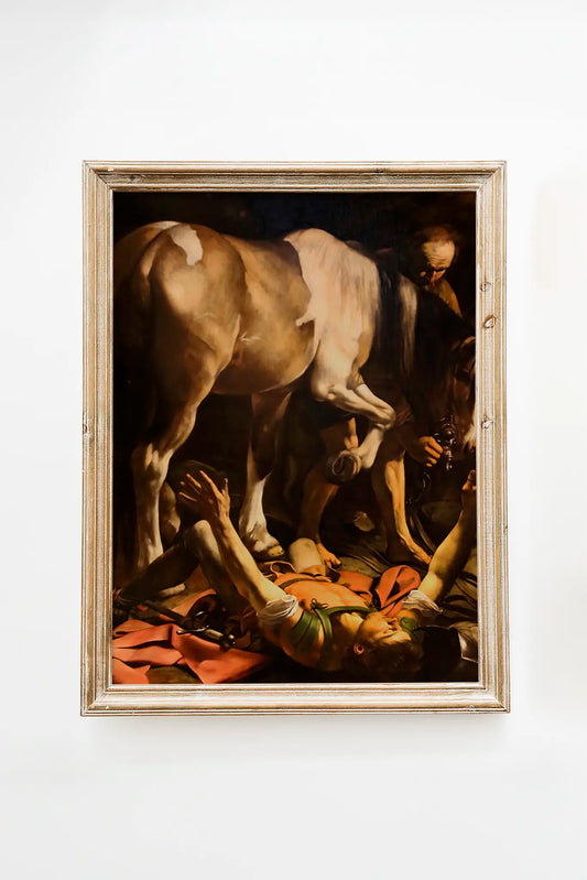 Caravaggio - Conversion of Saint Paul #41 a beautiful painting reproduction by GalleryInk.Art