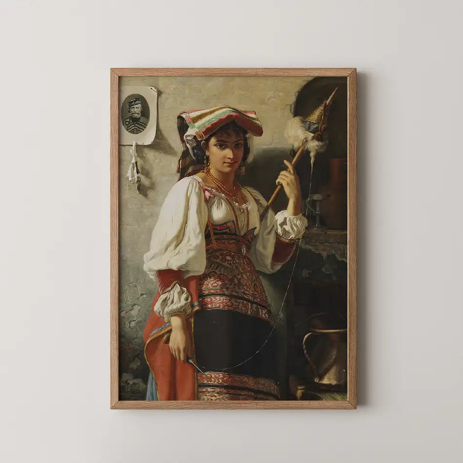 Italienerinde by Wenzel Tornøe - Fine Art Print