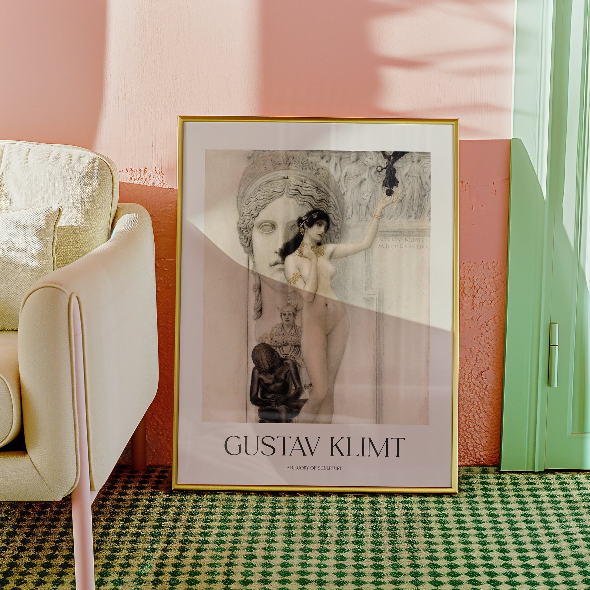 Allegory of Sculpture - Art Print Mockup 2