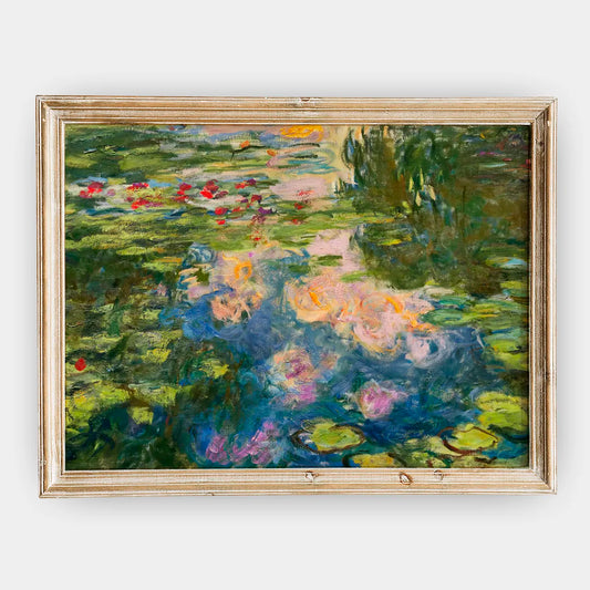 Claude Monet - Le Bassin aux nymphéas #148 a beautiful painting reproduction by GalleryInk.Art