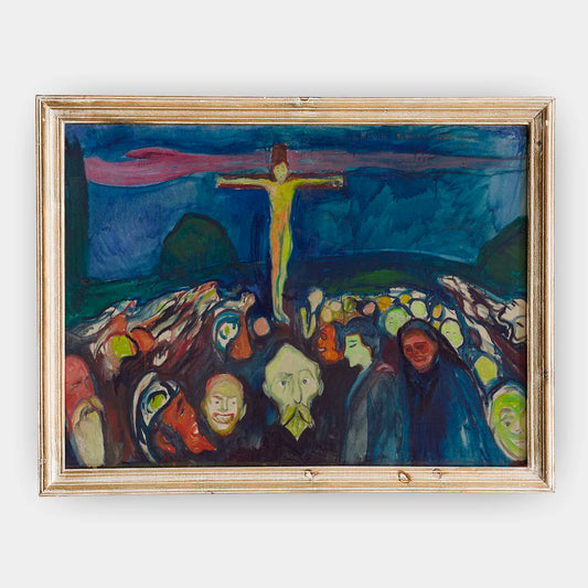 Edvard Munch - Golgotha #20 a beautiful painting reproduction by GalleryInk.Art