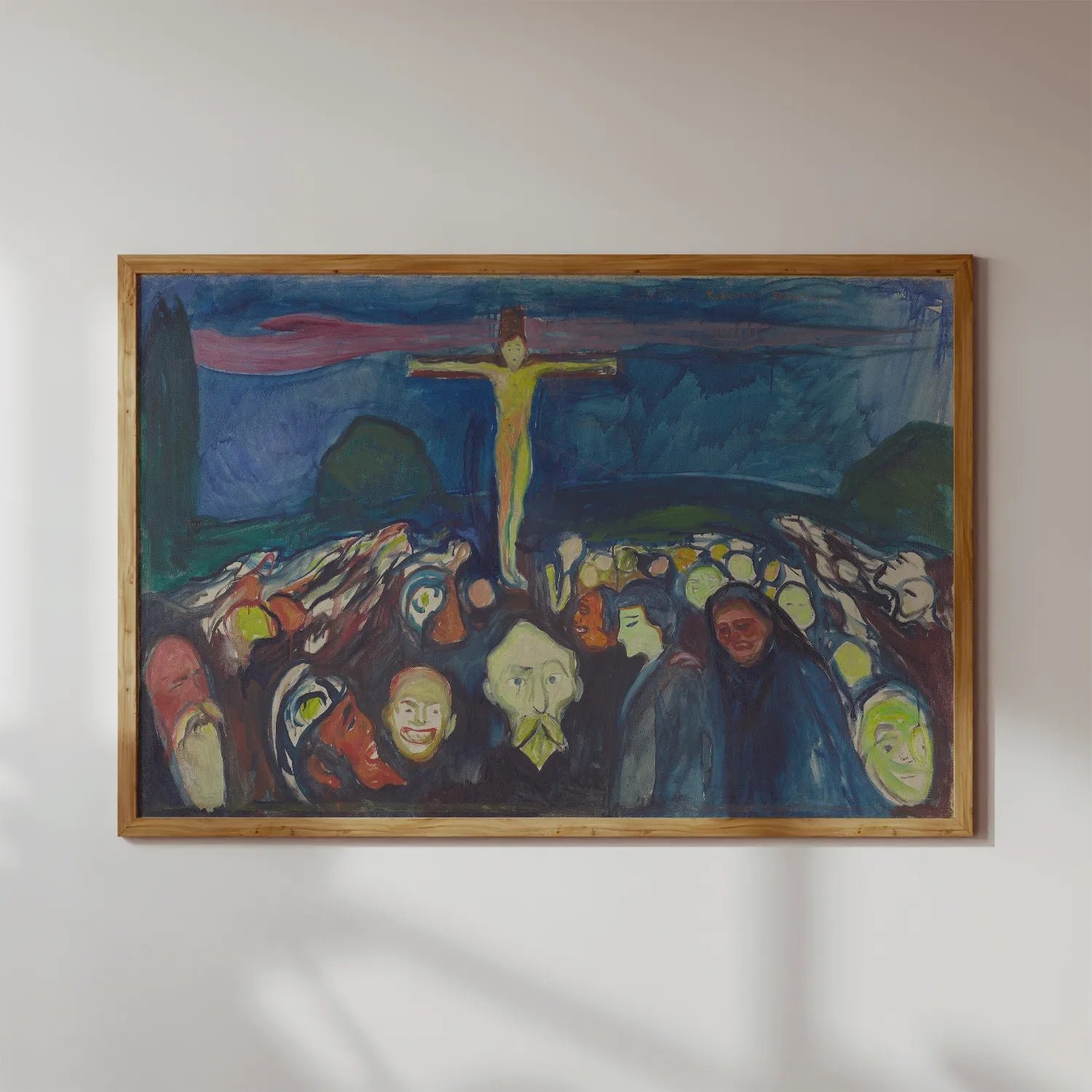 Edvard Munch - Golgotha #20 a beautiful painting reproduction by GalleryInk.Art