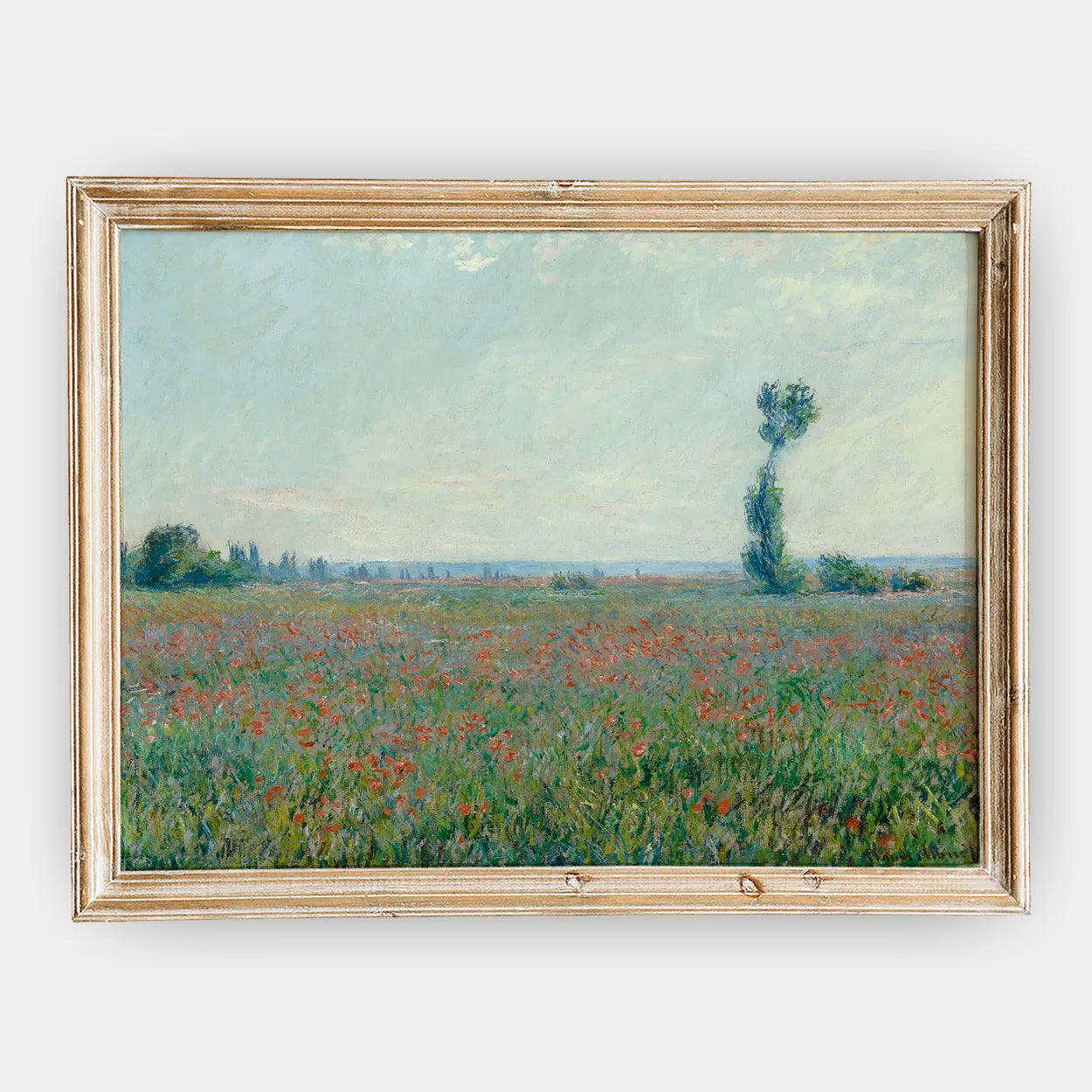 Claude Monet - Poppy Field 2 #45 a beautiful painting reproduction by GalleryInk.Art