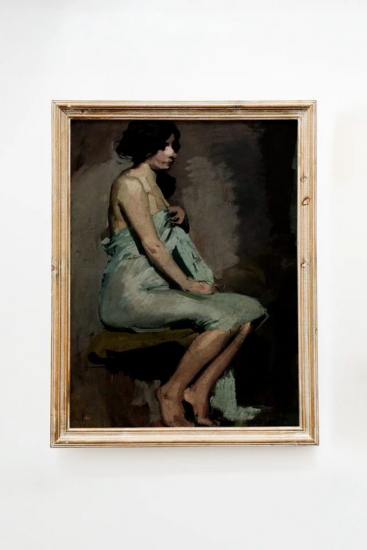 Alice Pike Barney - Study of a Seated Woman #8 poster print