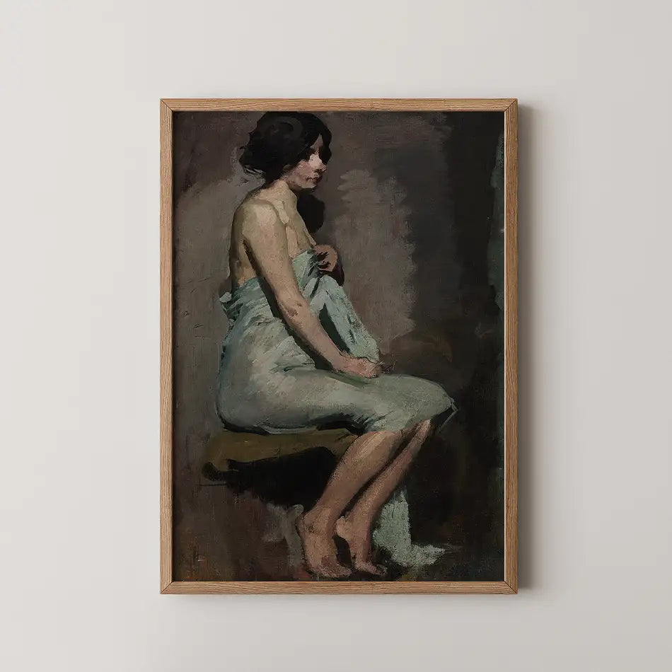 Study of a Seated Woman by Alice Pike Barney - Fine Art Print