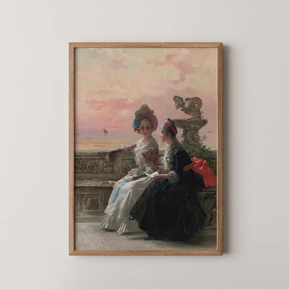 Un Secret Partagé by Vittorio Matteo Corcos - Fine Art Print