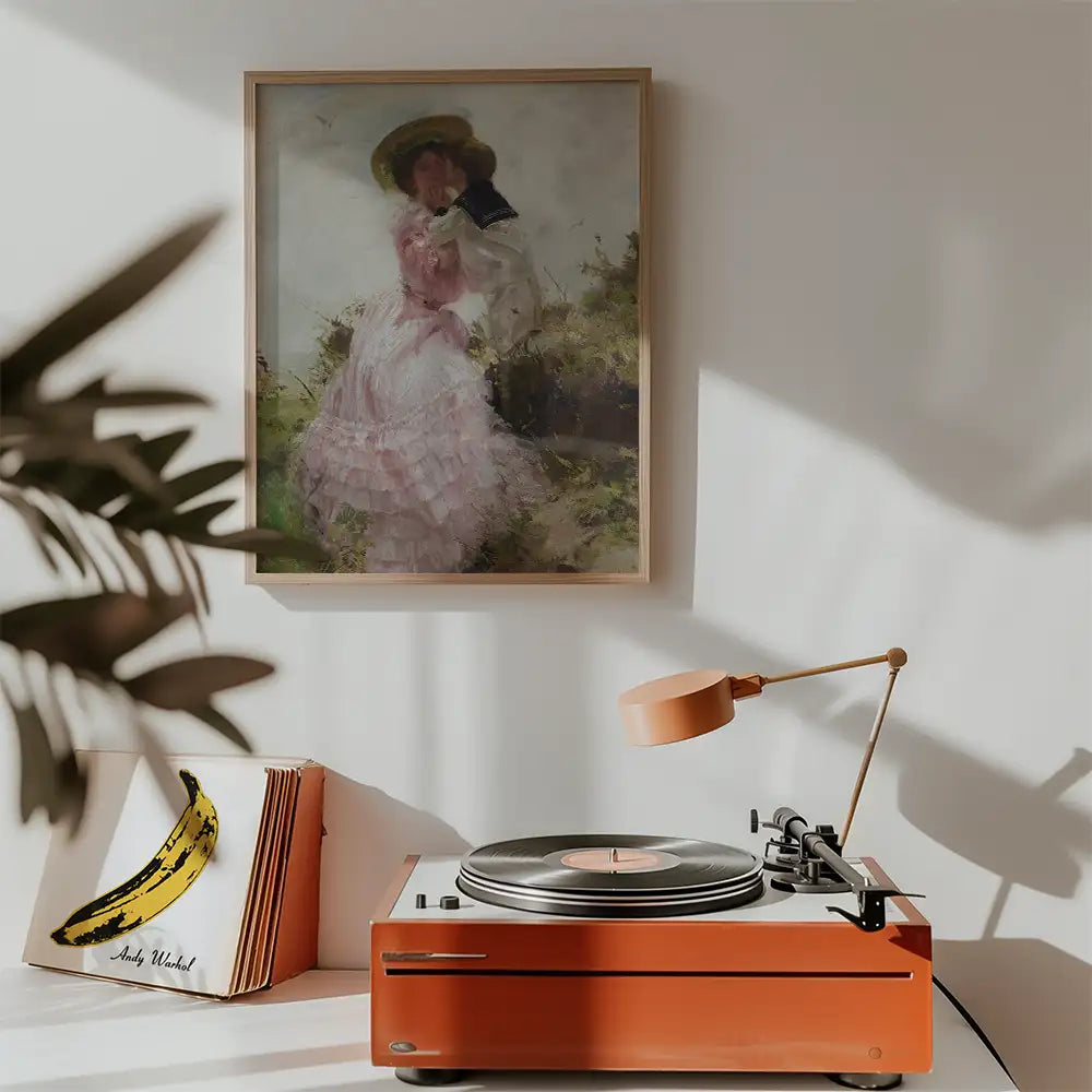The Kiss by Charles Sims - Art Print Mockup 2