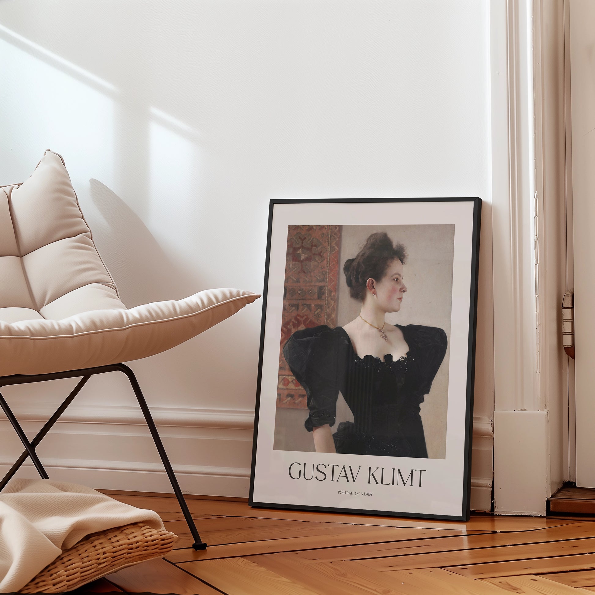Portrait of a lady - Art Print Mockup 3