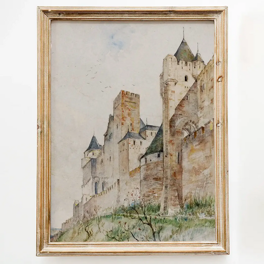 Cass Gilbert - Carcassonne Battlements #30 poster print