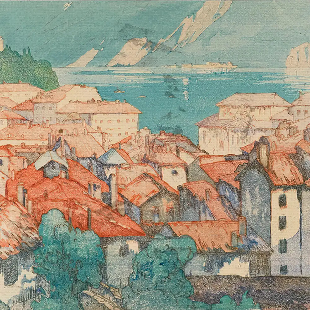 Lugano by Hiroshi Yoshida - Final Mockup Example