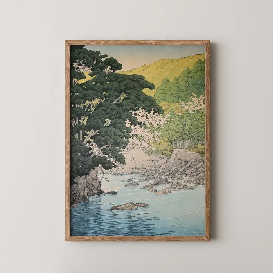 Yugashima in Izu by Hasui Kawase - Fine Art Print
