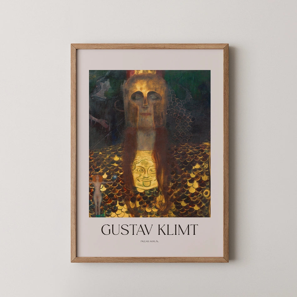 Pallas Athene by Gustav Klimt - Fine Art Print