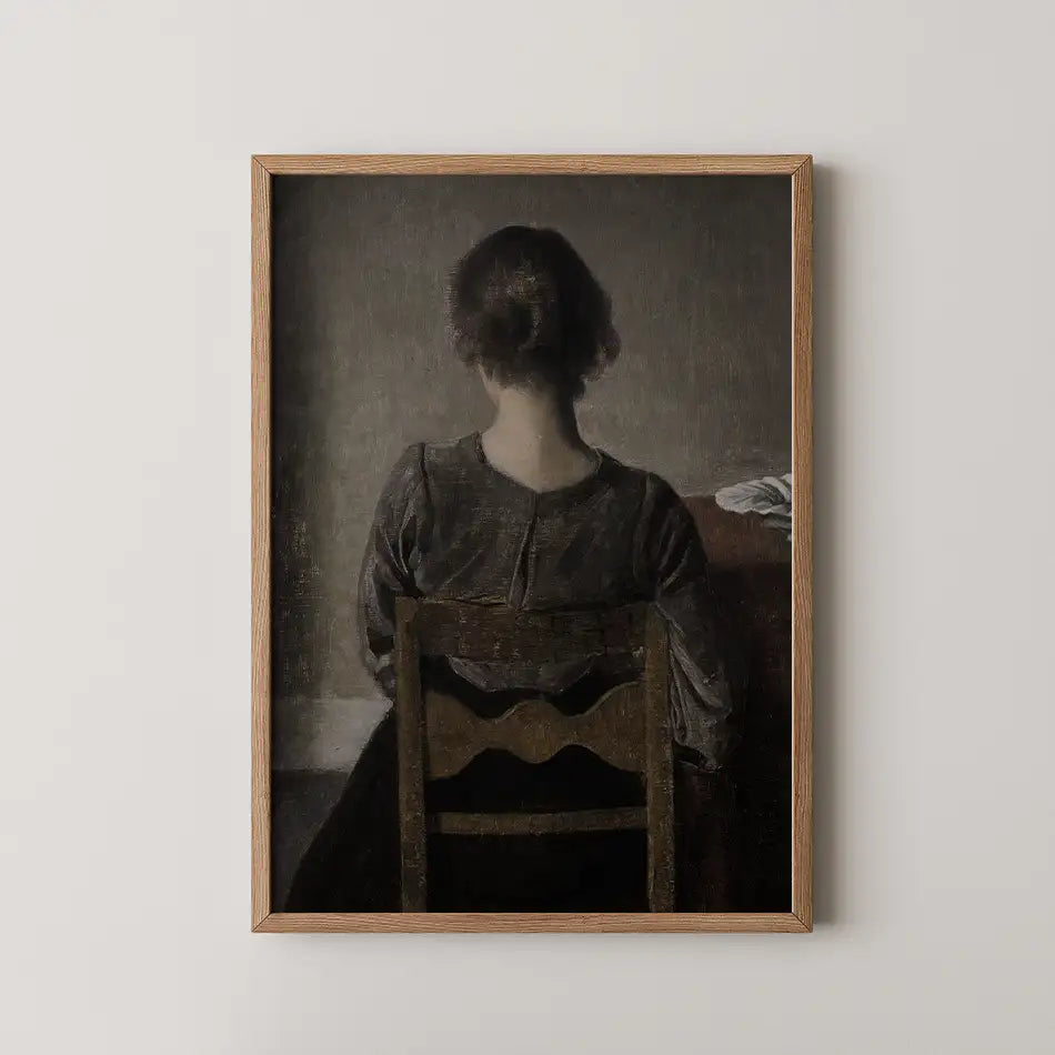 Rest by Wilhelm Hammershoi - Fine Art Print
