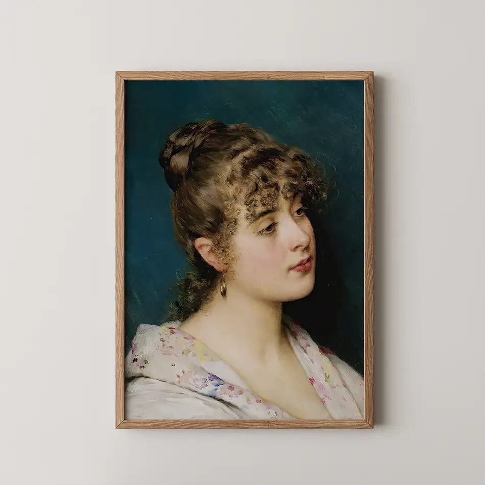 La Bella Veneziana by Eugen von Blaas - Fine Art Print