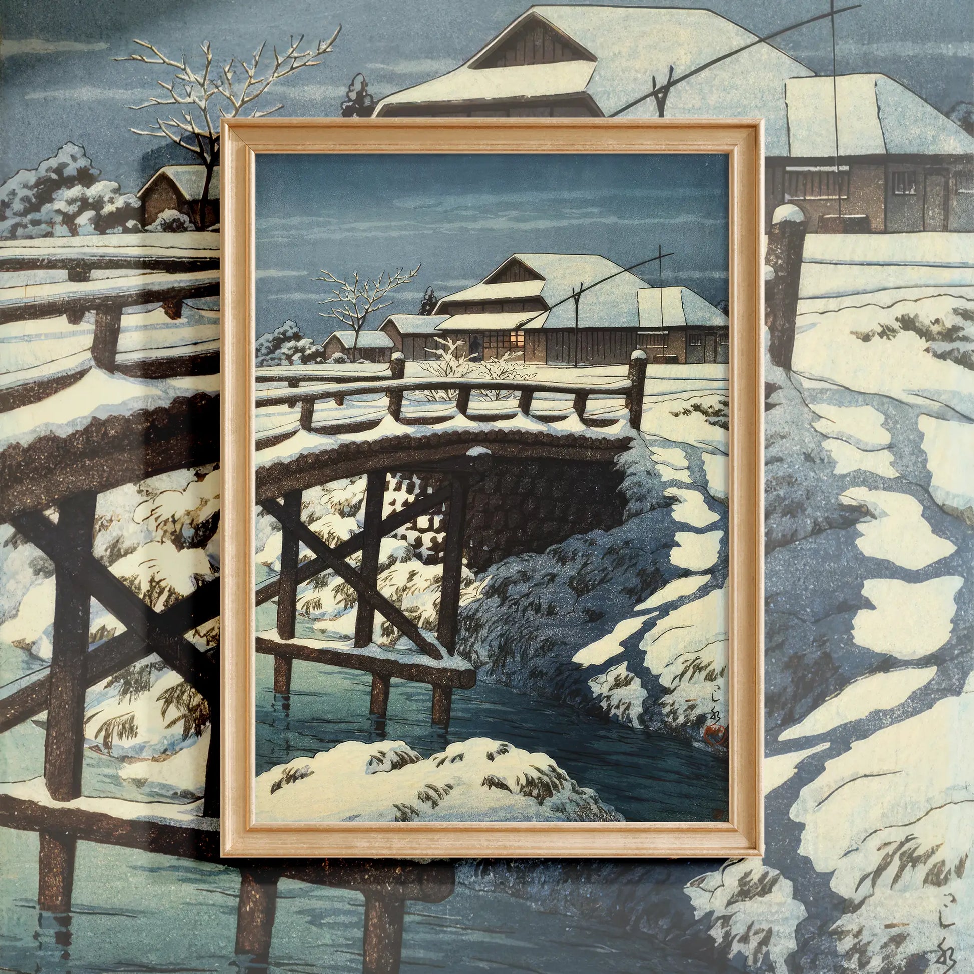 Hasui Kawase - Ono in Mito #145 a beautiful painting reproduction by GalleryInk.Art