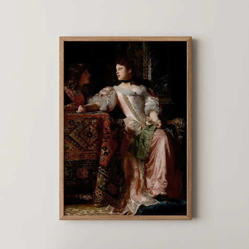 The Proposal by Władysław Czachórski - Fine Art Print