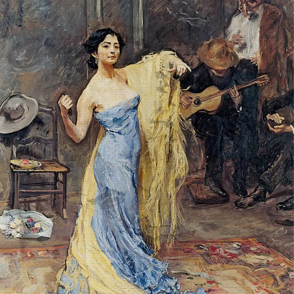 Portrait of the Dancer Marietta di Rigardo by Max Slevogt - Final Mockup Example