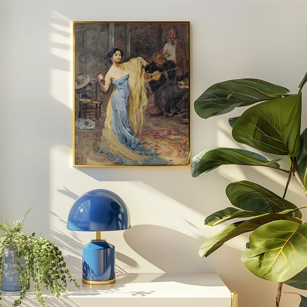 Portrait of the Dancer Marietta di Rigardo by Max Slevogt - Art Print Mockup 2