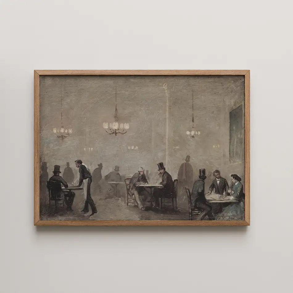 The Cafe by Ricardo Balaca - Fine Art Print
