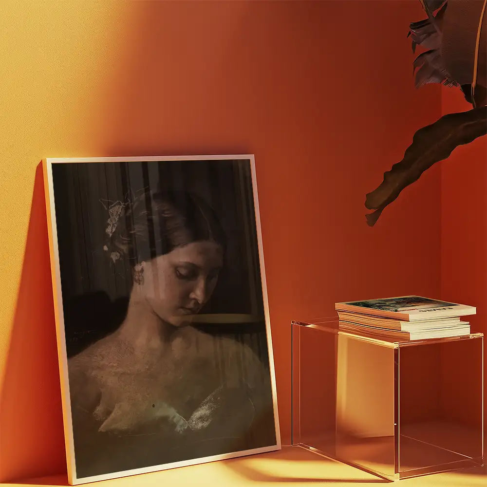 Portrait of a Woman by Jean-Baptiste Beranger - Art Print Mockup 3