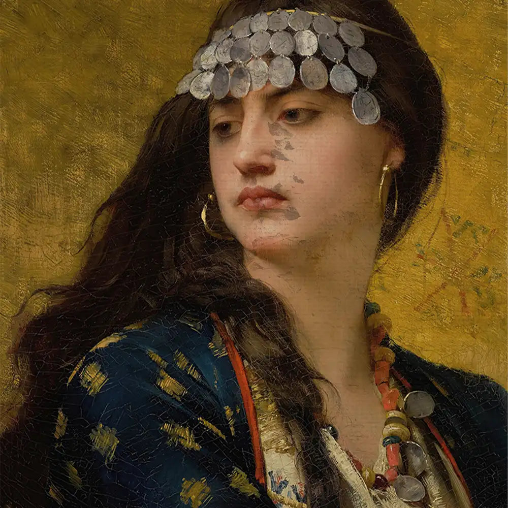 Fatima by Jules Joseph Lefebvre - Final Mockup Example