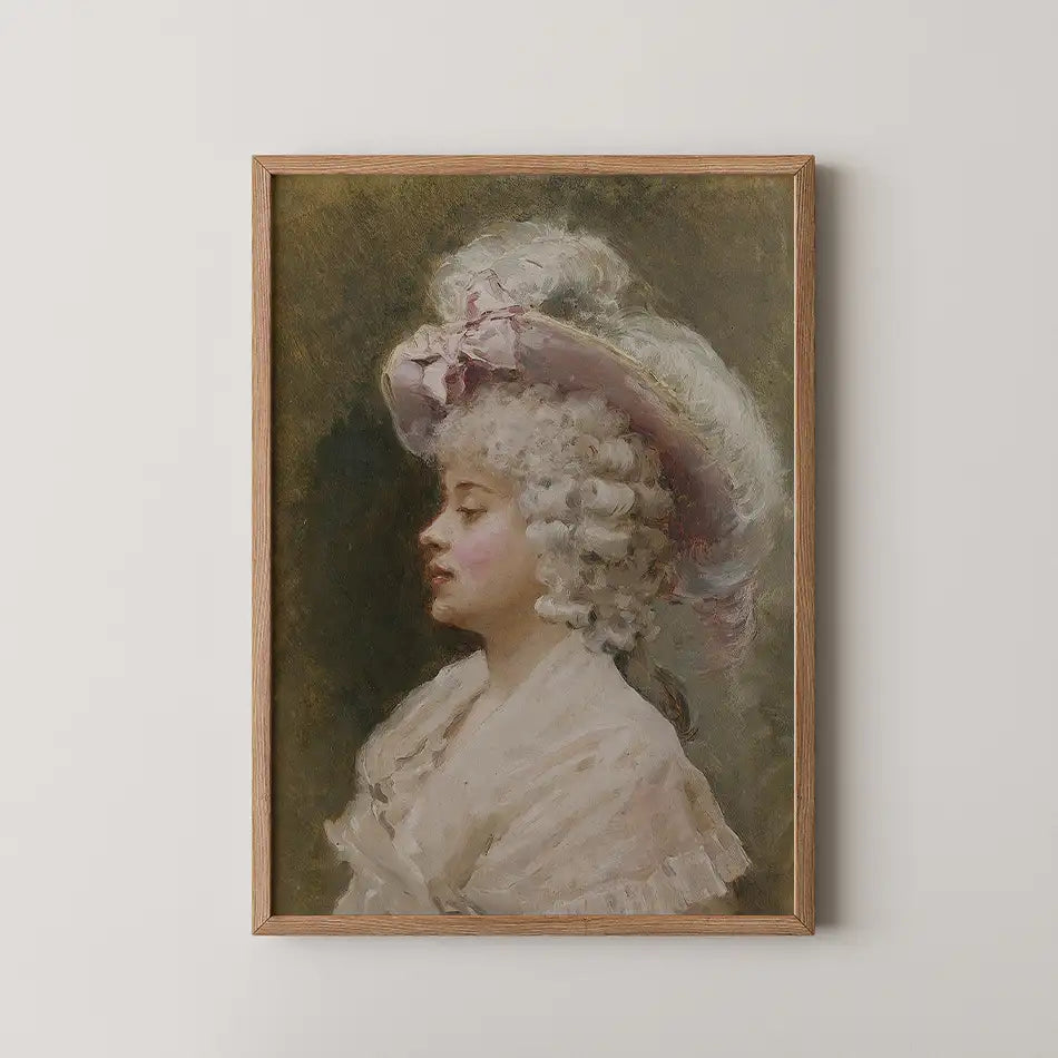 An elegant lady by Raimundo de Madrazo y Garreta - Fine Art Print