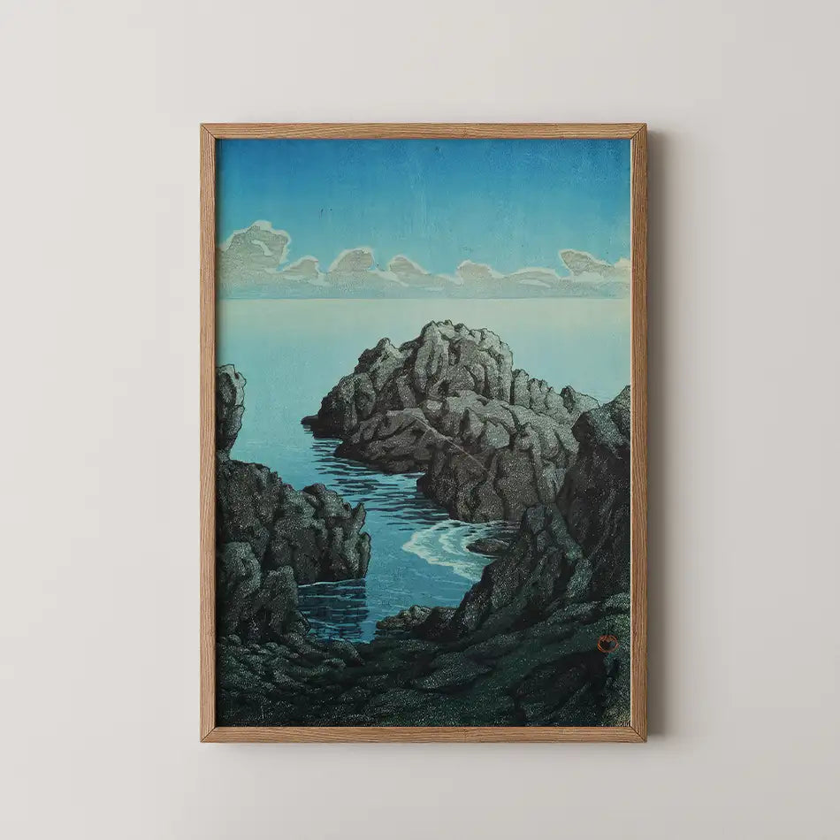 Shinkubo, Hachinohe by Hasui Kawase - Fine Art Print