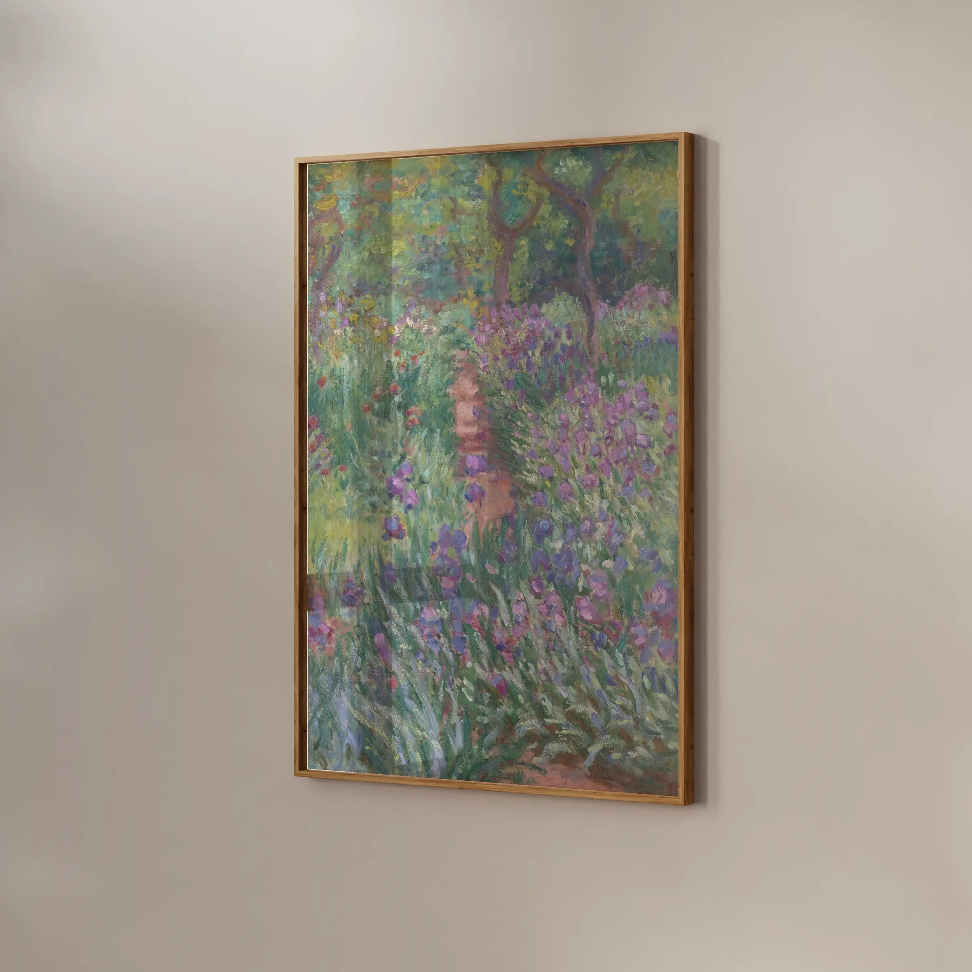 Claude Monet - The Artist’s Garden in Giverny #90 a beautiful painting reproduction by GalleryInk.Art