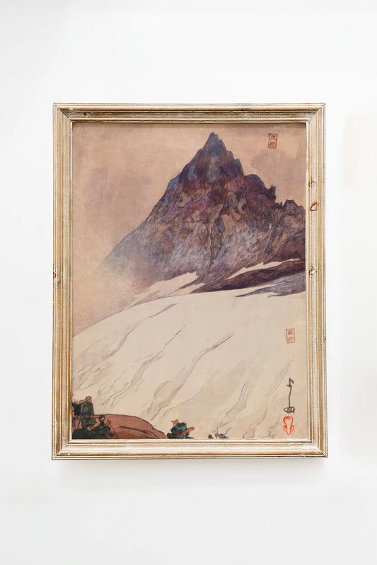 Hiroshi Yoshida - Yarigatake A #82 a beautiful painting reproduction by GalleryInk.Art