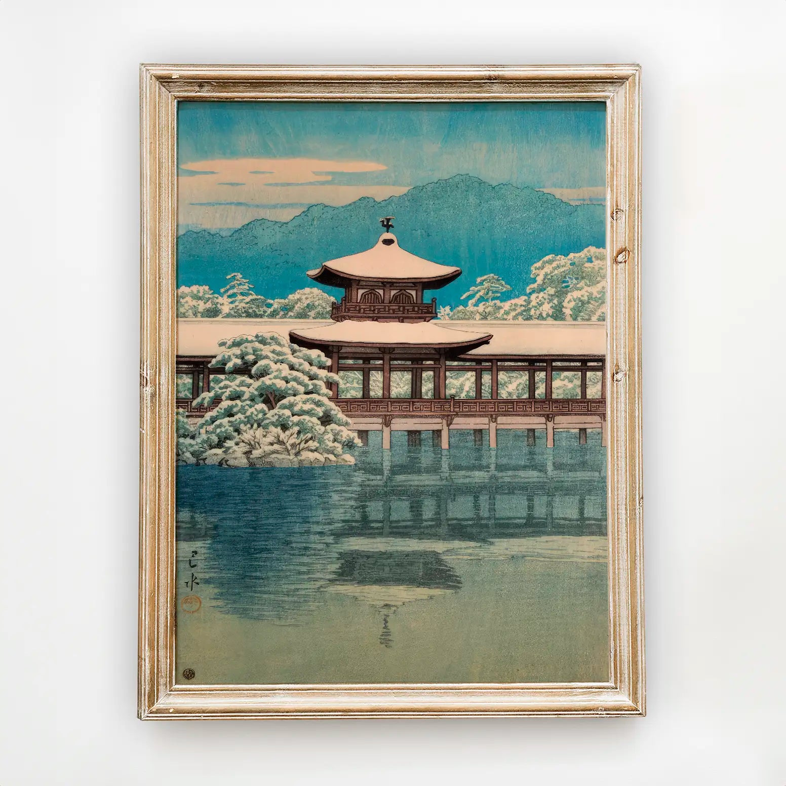 Hasui Kawase - Heianjingu Shrine #52 a beautiful painting reproduction by GalleryInk.Art